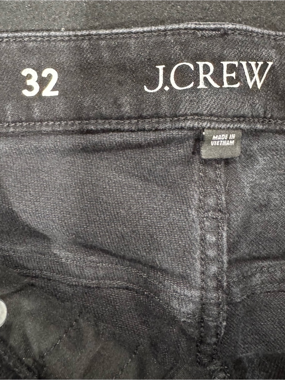 J. Crew Black High-Waist Wide-Leg Jeans - Picture 6 of 11